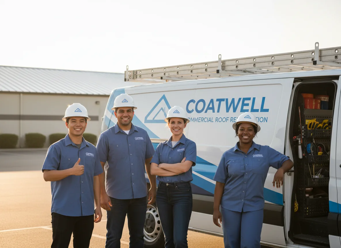 Commercial roof coating company in Happy, KY